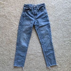 Straight leg jeans